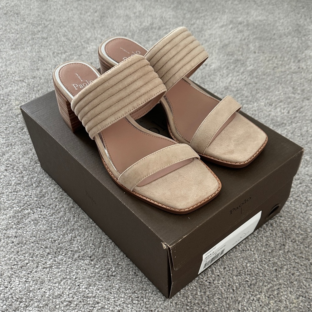 Paolo Beige Women's Mules